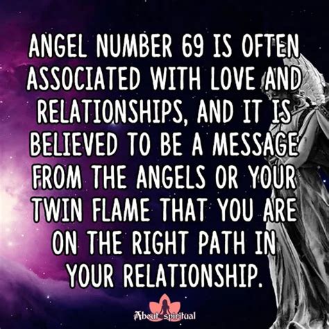 69 Angel Number Spiritual Meaning For Twin Flame,。